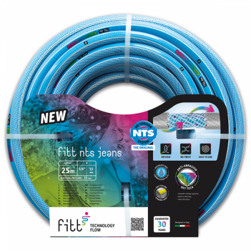 Шланг для полива NTS JEANS 1/2" 25м, NTSJS1/225
