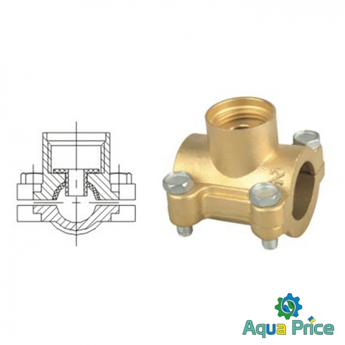 Врезка муфтовая 1 1/4"-1/2"-1 1/4" 1500 от Solomon