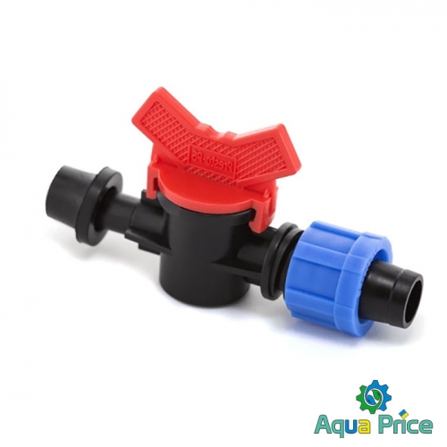 Кран стартовий з гумкою Presto-PS для крапельної стрічки 16 мм (OV-031708-R) Кран стартовий з гумкою Presto-PS для крапельної стрічки 16 мм (OV-031708-R)