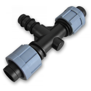 Тройник 2 x лента/ Соединитель для трубки 16мм, DSTA03-16L Тройник 2 x лента/ Соединитель для трубки 16мм, DSTA03-16L