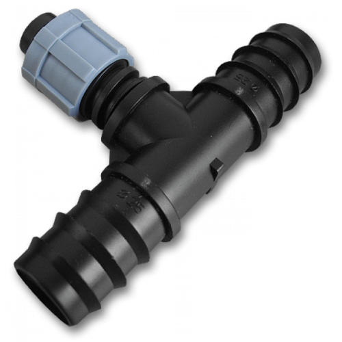 Тройник лента, 2 х соединитель для трубки 20мм, DSTA04-20L