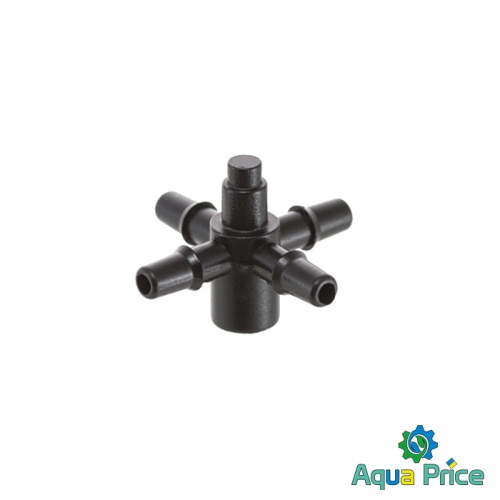 Адаптер для капельниц Presto-PS на 4 выхода для капельной трубки 3,5 мм (5135)