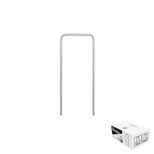 Шпилька оцинкованная, металлическая, 3/15 см, 100 шт, "U", ATSMGU1315/100BOX