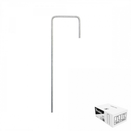 Шпилька оцинкованная, металлическая, 3/20 см, 100 шт, "J", ATSMGJ1320/100BOX