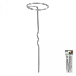 Шпилька оцинкованная, металлическая, 6/20 см, 10 шт, "G", ATSMGG2620/10B