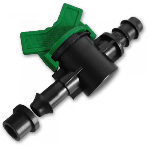 Старт-Коннектор для трубки с прокладкой и миникраном, DSWZ13-16L