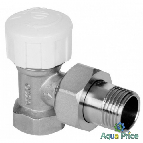 Кран радіаторний кутовий ARCO 1/2" під термоголовку TB501275 М30