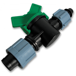 Старт-Коннектор лента / Соединитель для трубки с зажимной гайкой та миникраном, DSTZ02-1701L Старт-Коннектор лента / Соединитель для трубки с зажимной гайкой та миникраном, DSTZ02-1701L