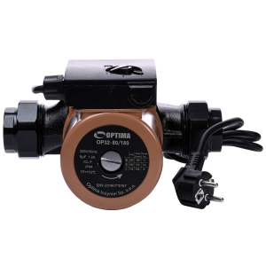 Насос циркуляционный Optima OP32-80 180мм + гайки. + кабель с вилкой!