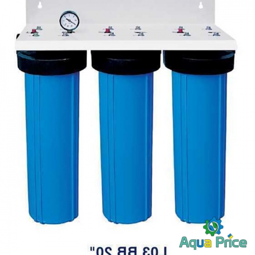 Система 3-х ступенчатой очистки Bio+ systems L03 BB 20" настенная Система 3-х ступенчатой очистки Bio+ systems L03 BB 20" настенная