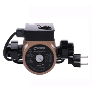 Насос циркуляционный Optima OP25-60 130мм + гайки. + кабель с вилкой!