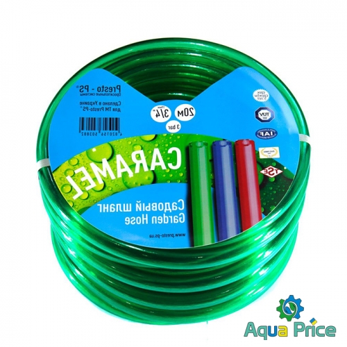 Шланг поливочный Presto-PS силикон садовый Caramel (зеленый) Ø3/4", 30 м (CAR-3/4 30) Шланг поливочный Presto-PS силикон садовый Caramel (зеленый) Ø3/4", 30 м (CAR-3/4 30)