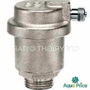 Воздуxоотводчик автоматический + клапан 1/2" NICKEL NR-5049