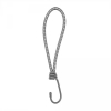 Набір гумових шнурів з гачком, 20см, 25шт, PVC BUNGEE CORD HOOK, BCH4-0620GY-B