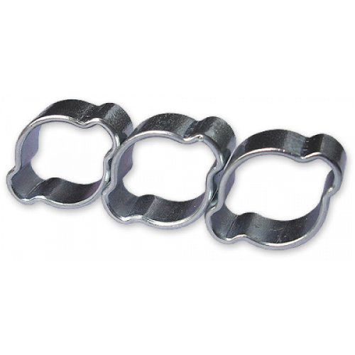 Хомут зажимной с двумя ушками, 5-7мм / 6мм, OZ0507