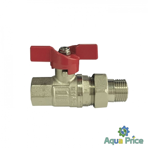 Кран шаровый с американкой 1/2" КБ SL1509 от SELBA Кран шаровый с американкой 1/2" КБ SL1509 от SELBA