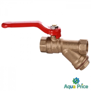 Кран шаровый с фильтром для водомера Solomon 1/2" 8031 Кран шаровый с фильтром для водомера Solomon 1/2" 8031