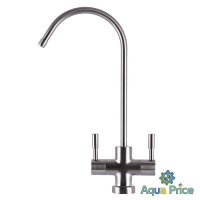 Кран для обратного осмоса (двойное подключение) ZB-77A-SN," Модерн"