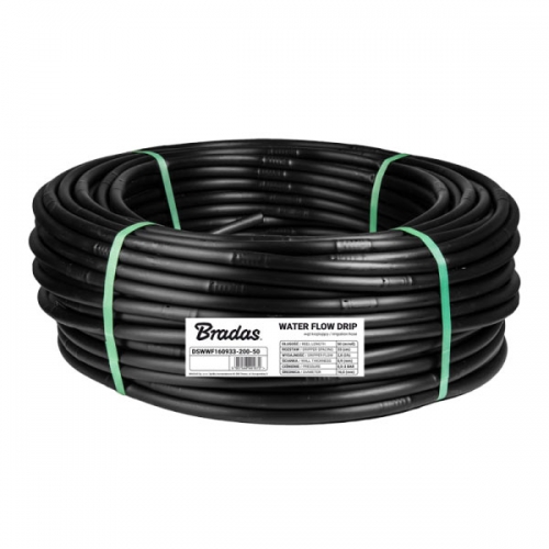 Трубка крапельна Ø 16 мм, товщина стінки 0,9мм, відстань між крапельницями 33см, продуктивність 2 л/год, 100м, DSWWF160933-200-100 Трубка крапельна Ø 16 мм, товщина стінки 0,9мм, відстань між крапельницями 33см, продуктивність 2 л/год, 100м, DSWWF160933-200-100