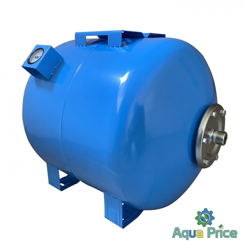 Гидроаккумулятор 80л 10bar горизонтальный (c манометром) VOLKS Гидроаккумулятор 80л 10bar горизонтальный (c манометром) VOLKS