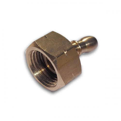 Адаптер латунный, соединитель, внутренняя резьба, 21,8 мм / 9-10 мм, PRA7