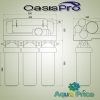 Система обратного осмоса OasisPro без насоса + ПЛАСТ. бак, минерализатор BSL01M-RO-75