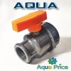 Кран Aqua 3/4" ВВ пластиковый
