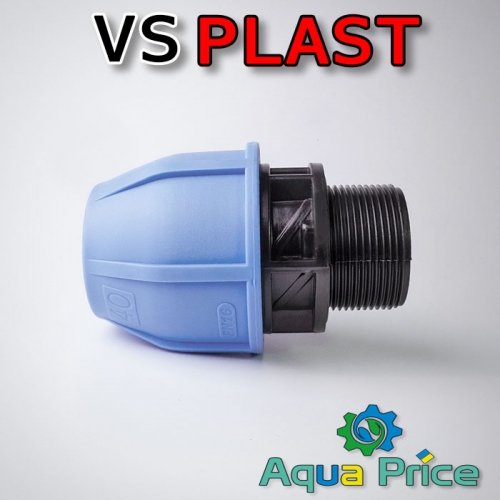 Муфта VS-plast 40-1 1/2" НР (Украина) Муфта VS-plast 40-1 1/2" НР (Украина)