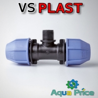 Тройник VS-plast 20-1/2"-20 НР