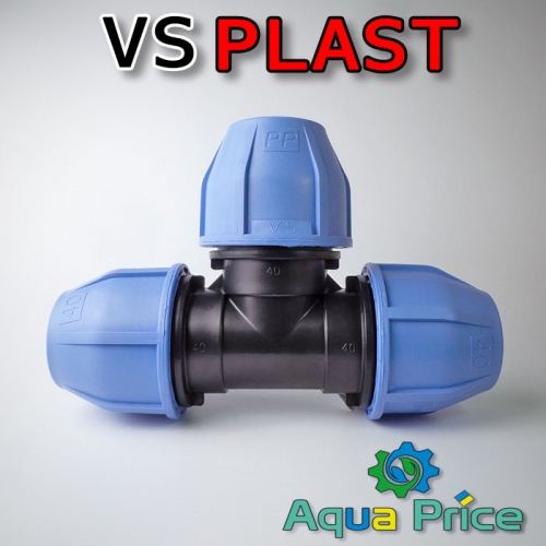 Тройник VS-plast 40-40-40 (Украина)