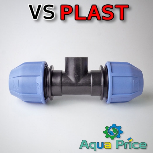 Тройник VS-plast 25-1/2"-25 ВР (Украина)