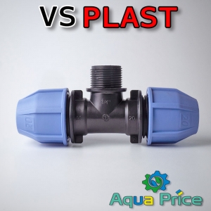 Тройник VS-plast 20-3/4"-20 НР Тройник VS-plast 20-3/4"-20 НР