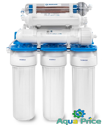 система обратного осмоса Aquafilter RP-RO7-75 с ионизатором без насоса