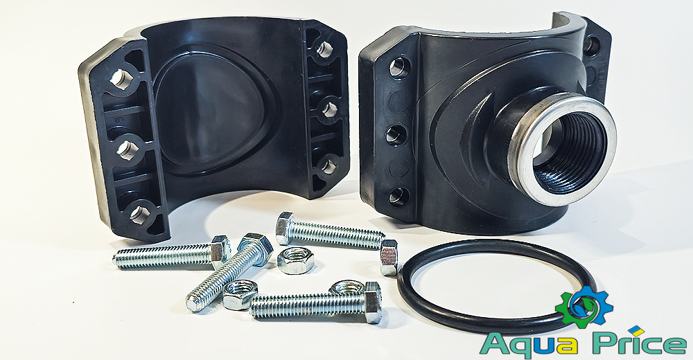 Детали хомута 110-1 1/4" ВР Unidelta для врезки