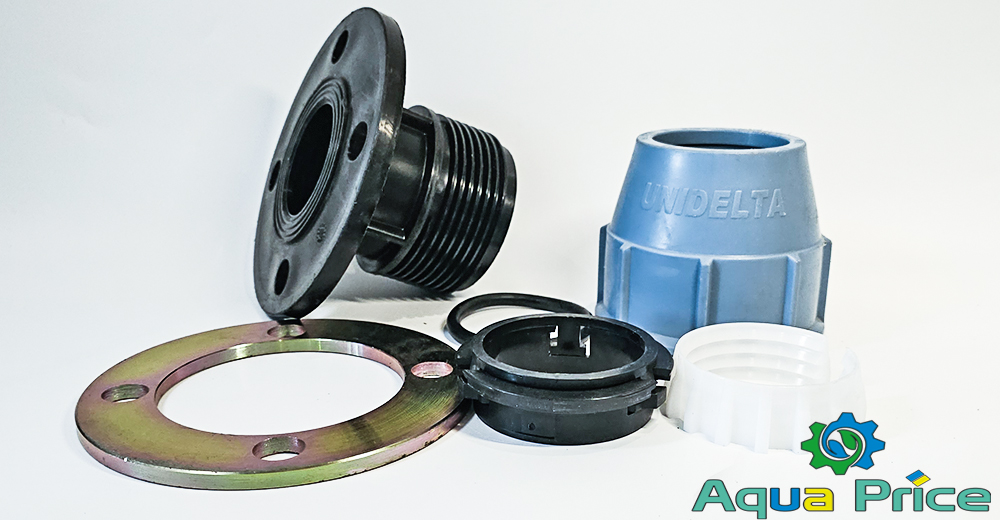 Детали патрубка фланцевого 63-2" Unidelta