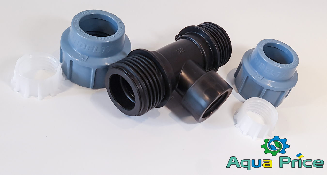 Элементы Тройника 32-3/4"-32 ВР Unidelta компрессионного для труб