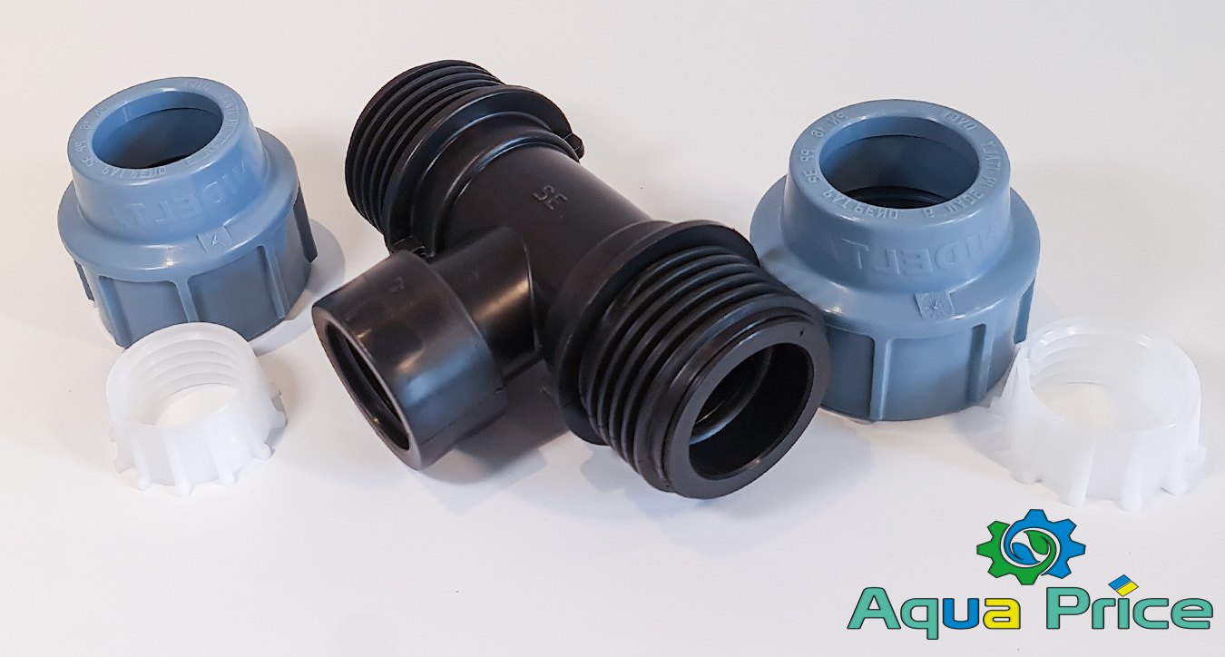 Элементы Тройника 32 мм 1" ВР Unidelta пластикового для труб ПЭ