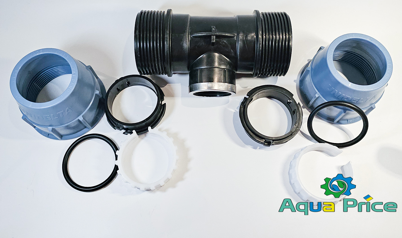 Элементы Тройника 75-2" внутренняя резьба Unidelta