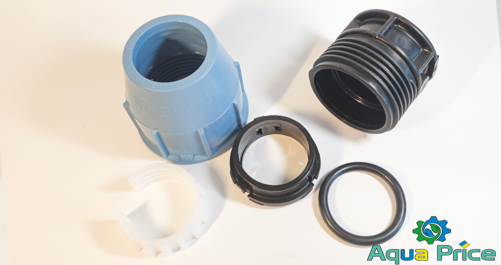 Элементы заглушки ПЕ 25 мм Unidelta