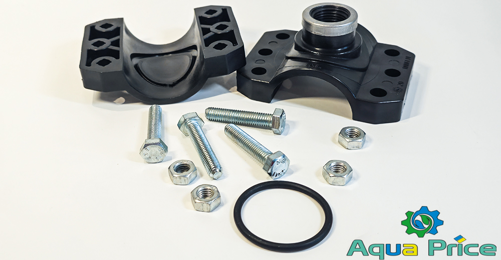 Детали хомута 63 мм 3/4" дюйма ВР Unidelta для врезки