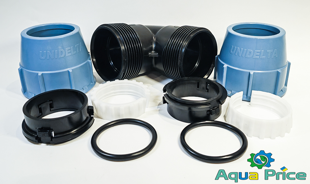 Обзор деталей угла 63-63 мм Unidelta компрессионного