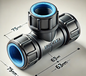 Тройник компрессионный Unidelta