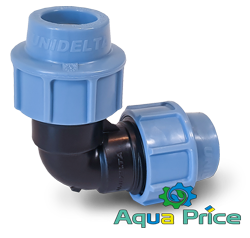 Угол 20 мм Unidelta для соединения ПНД труб