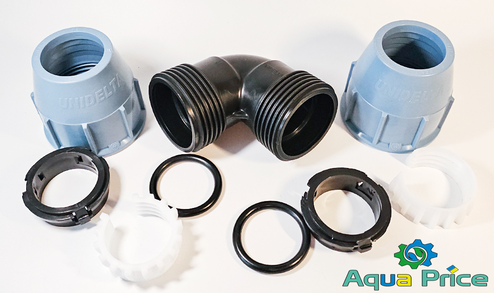 Угол 50-50 Unidelta для ПНД труб