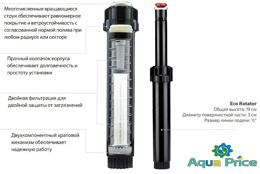 Схема дождевателя ECO 20360