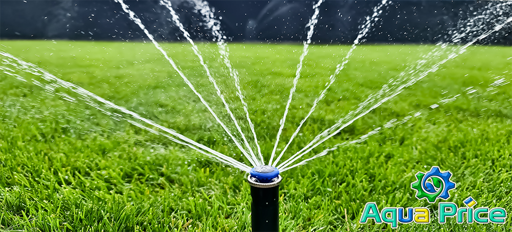 Форсунка Хантер МП Ротатор поливает газон