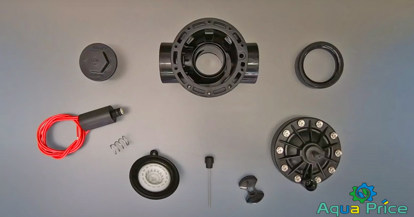 Разобраный Клапан электромагнитный Hunter PGV-201-B DC 9V