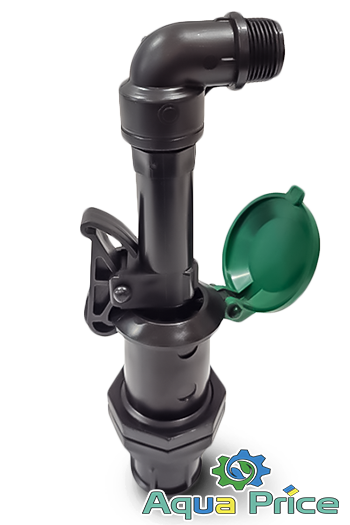 Ключ Irritec вставленный в колонку