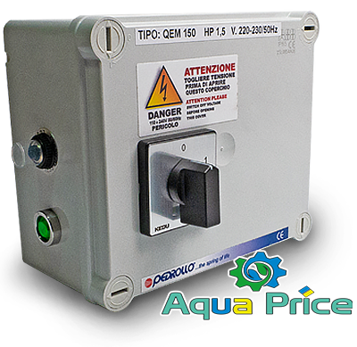 Пульт Pedrollo QEM 150 1,1 кВт для погружного насоса
