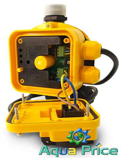 внутреннее подключение деталей защиты сухого хода Optima PC19 A